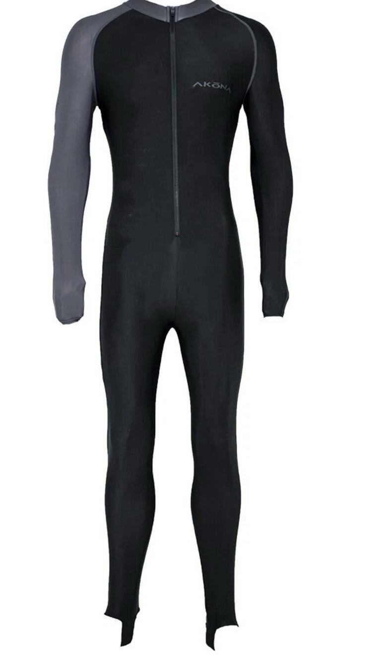 AKONA Lycra Dive Skin Body Suit Bodysuite – New with tags Medium Black